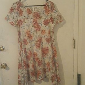 Spring floral dress